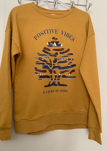 Kadın sari Sweatshirt