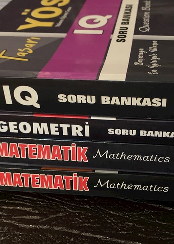 Matematik1,2, İQ ve Geometri Soru Bankası Seti