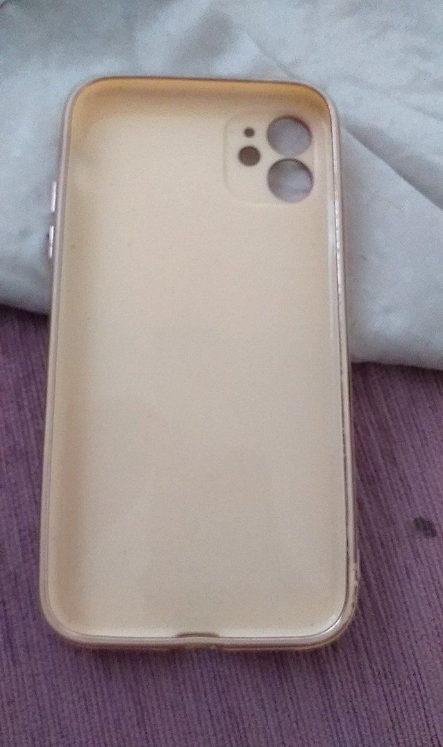 Parlak Beyaz Pastel Telefon Kılıfı - Görsel 2