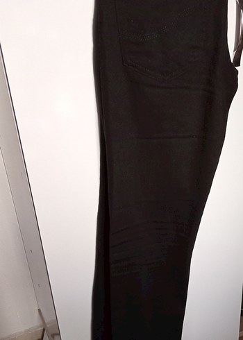Siyah Erkek Kemerli Denim Pantolon çok iyi durumda