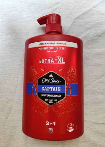 Old Spice Captain Erkek Şampuanı 3'ü 1 Arada 1L
