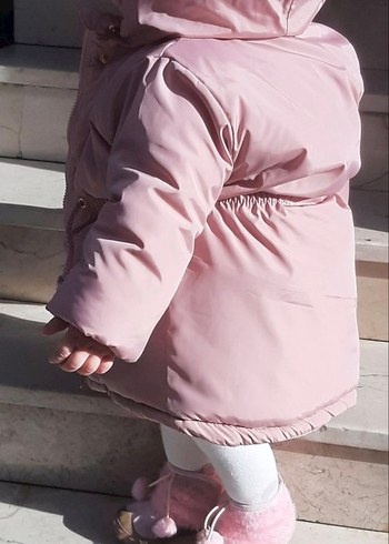 Kürklü Pembe Kız Çocuk Bot - Görsel 8