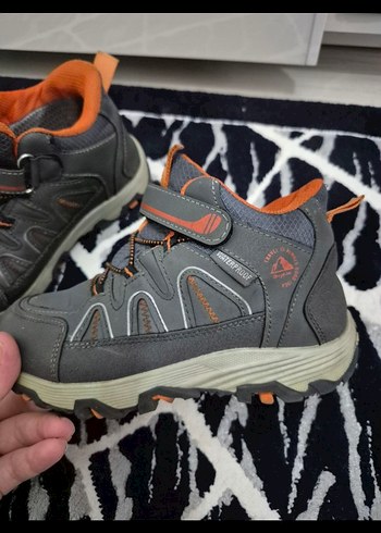 Gri Erkek Çocuk Street Wear Bot - Görsel 2