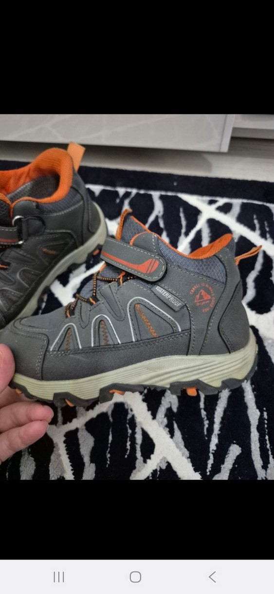 Gri Erkek Çocuk Street Wear Bot - Görsel 2