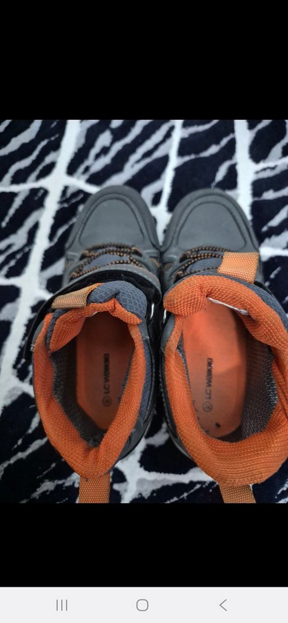 Gri Erkek Çocuk Street Wear Bot - Görsel 3