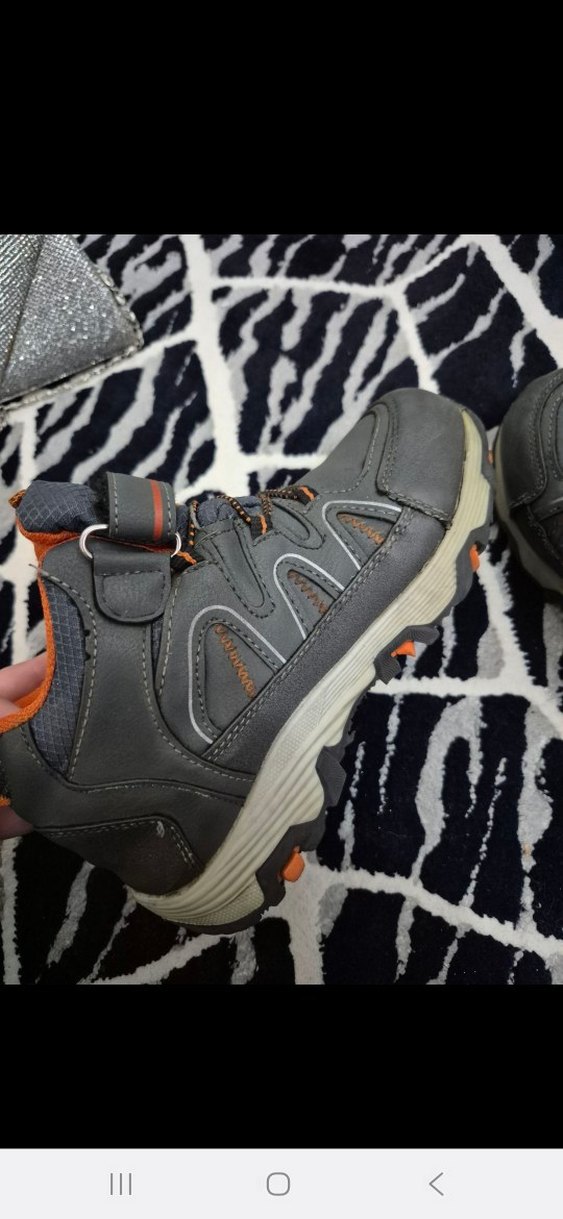 Gri Erkek Çocuk Street Wear Bot - Görsel 4