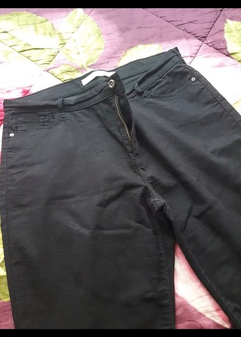 Kadın Siyah Regular Fit Kumaş Pantolon - Görsel 2