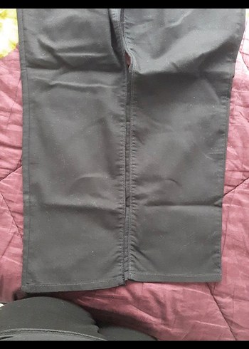 Kadın Siyah Regular Fit Kumaş Pantolon - Görsel 3