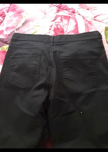 Kadın Siyah Regular Fit Kumaş Pantolon - Görsel 4