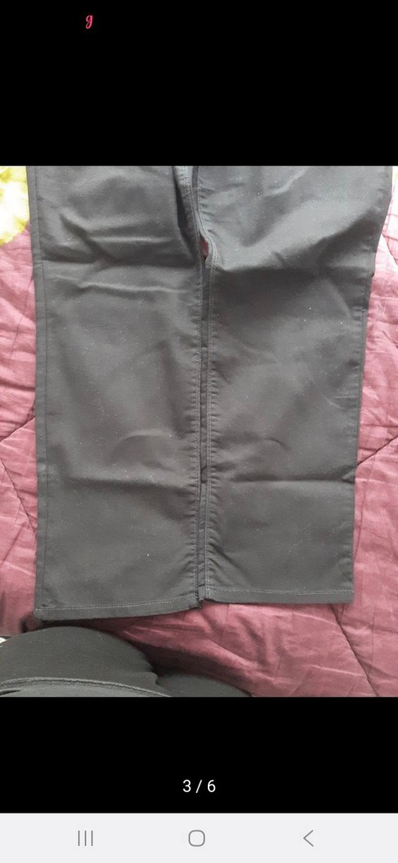 Kadın Siyah Regular Fit Kumaş Pantolon - Görsel 3
