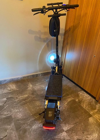 Diğer Siyah Scooter'ı ONVO 12x plus Çantalı ışıklı