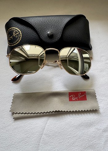Ray Ban Gri Aynalı Güneş Gözlüğü - Görsel 5