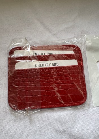 Kırmızı Deri Kartlık - Görsel 2