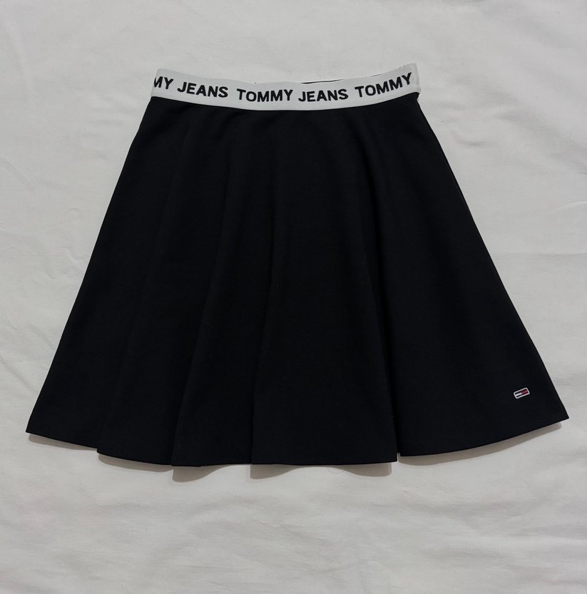 Tommy Jeans Siyah Mini Etek - Görsel 4