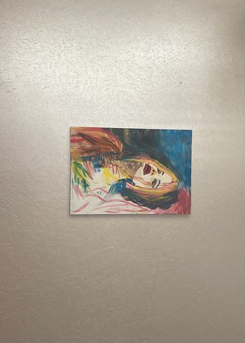 Diğer Pastel Renklerde Kadın Figürlü Tablo