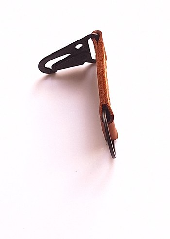 Askı Aparatlı Hakiki Deri Anahtarlık - Görsel 3