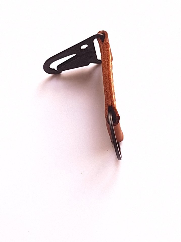 Askı Aparatlı Hakiki Deri Anahtarlık - Görsel 3