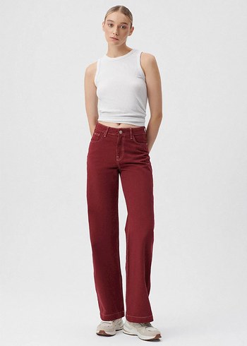 Mavi Jeans Mavi Malibu Bordo Kolej Jean Pantolon