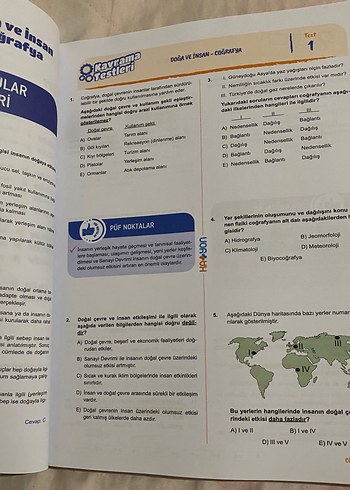 TYT-AYT Coğrafya Soru Bankası 3K - Görsel 4