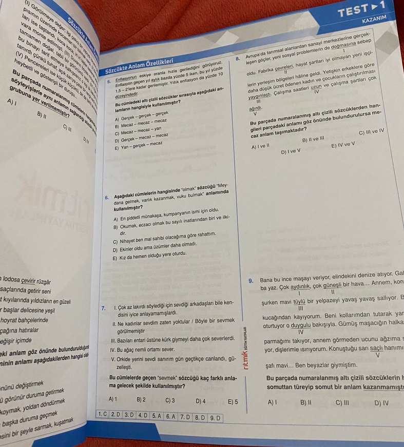 PRO İNOVA Türkçe Soru Bankası - Görsel 4