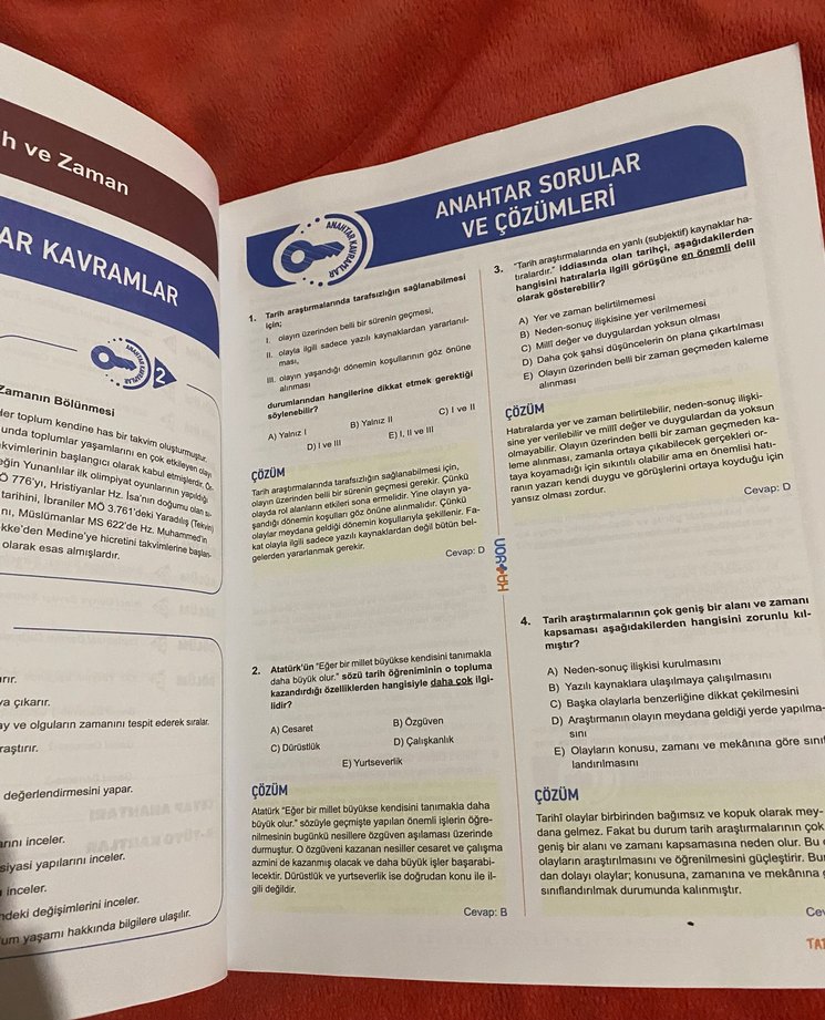 TYT-AYT Tarih Soru Bankası 3K - Görsel 3