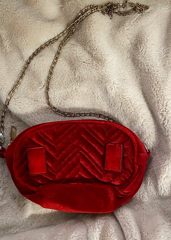 Klasik Şıklık Kırmızı  Kadın Çanta - Görsel 2