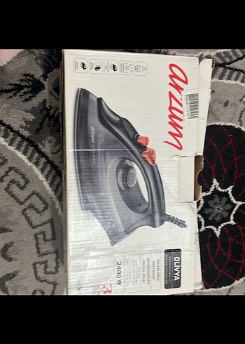  Beden Arzum Olivya 2400W Siyah Ütü