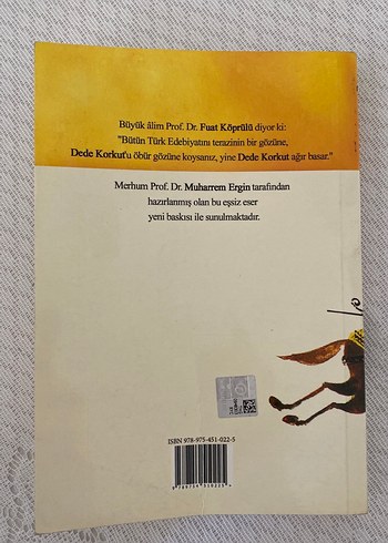 Beden Renk Dede Korkut Kitabı - Prof. Dr. Muharrem Ergin