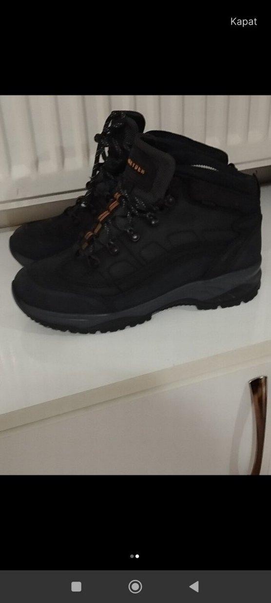 Gri Yılan Desenli Erkek Outdoor Bot - Görsel 2