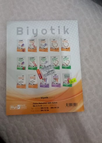 AYT Biyoloji Soru Bankası Video Çözümlü