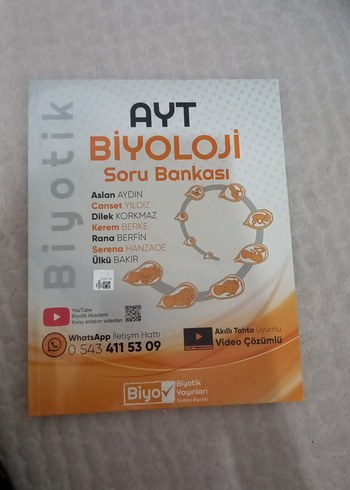 Beden AYT Biyoloji Soru Bankası Video Çözümlü
