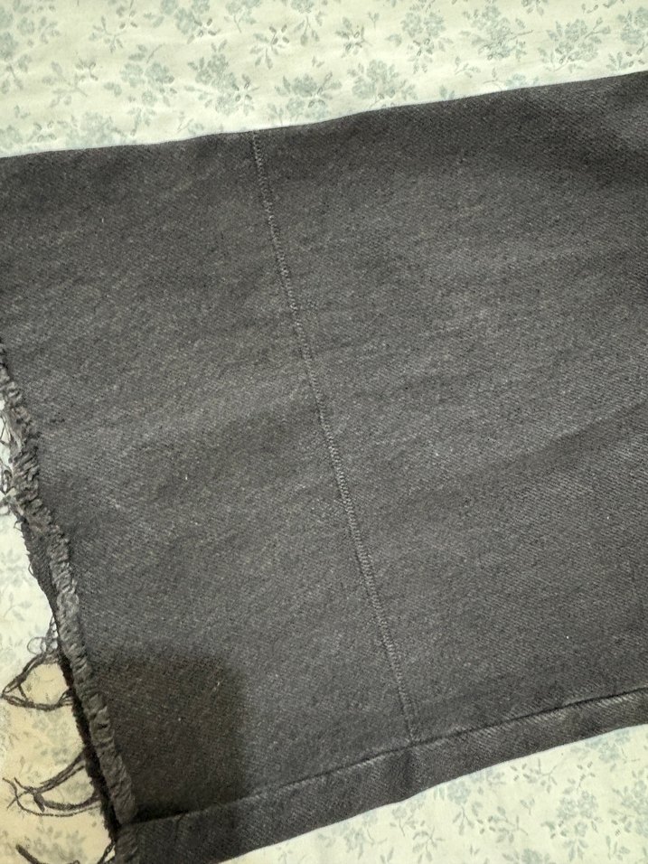 Antrasit Midi Boy Bol Kesim Pull&Bear Kadın Kot Pantolon - Görsel 4