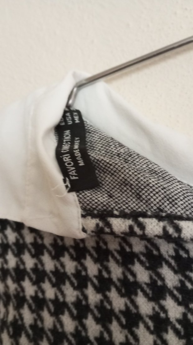 Düğmeli, Midi Boy, Gri Desenli elbise - Görsel 4