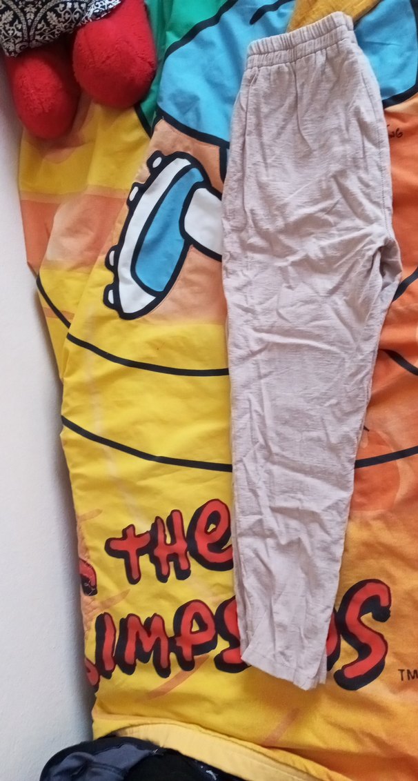 Bej Rahat Kesim Keten Kadın Pantolon - Görsel 2