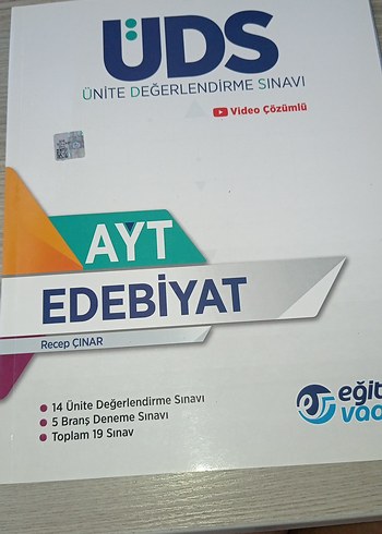 AYT Edebiyat deneme kitabı - eğitim vadisi
