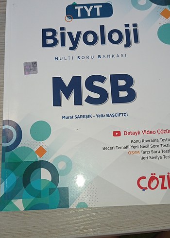 TYT Biyoloji MSB Soru Bankası-çözüm yayın