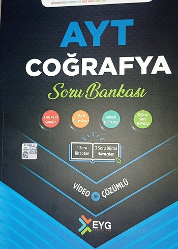 AYT Coğrafya Soru Bankası Video Çözümlü-eyg