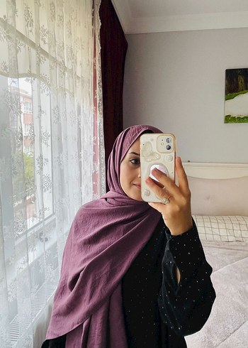 Kadın Çok Renkli Pliseli Suni Kumaş Şal - Görsel 3