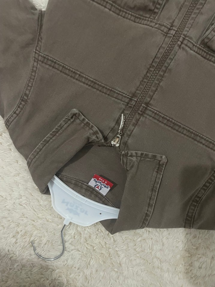 Erkek Çocuk Kahverengi Düğmeli Ceket - Görsel 4