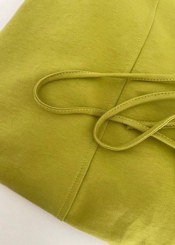 Kadın Kemerli Salaş Haki Tunik - Görsel 4