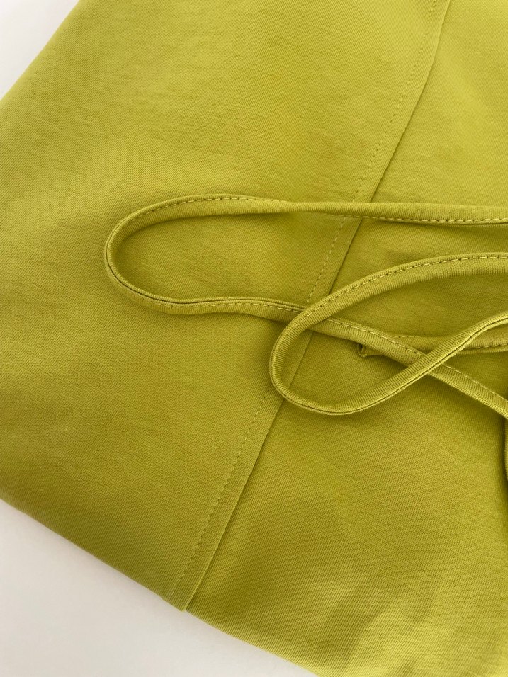 Kadın Kemerli Salaş Haki Tunik - Görsel 4