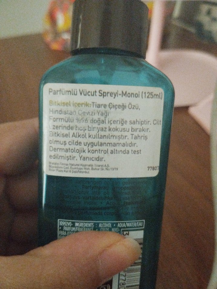 Monoi Kadın Parfümü Sprey - Görsel 2