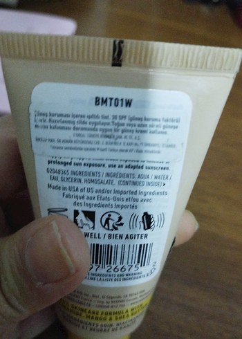 NYX Glow BB Krem SPF 30 Sarı Ton 30 ml - Görsel 2