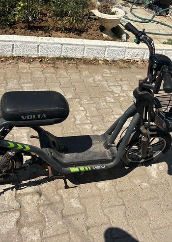 Yeşil Çocuk Scooter'ı Sepetli - Görsel 2
