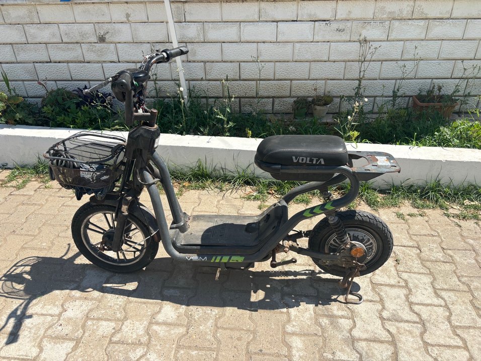 Yeşil Çocuk Scooter'ı Sepetli - Görsel 3