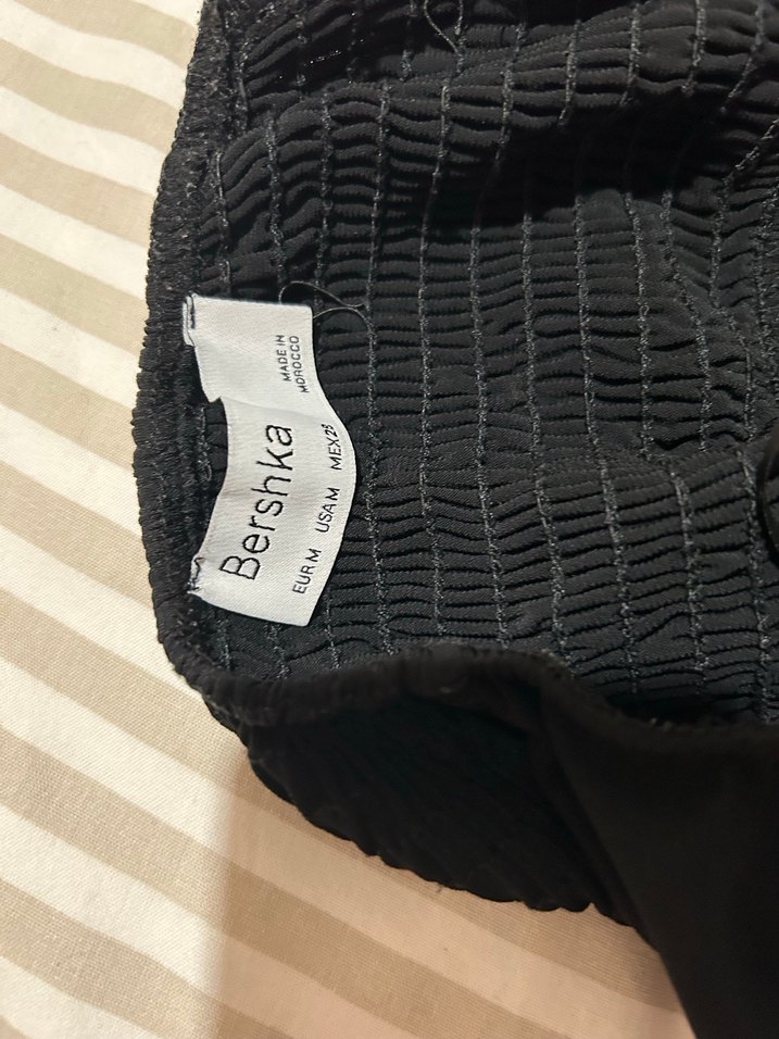 Siyah Şort Tulum - Görsel 3