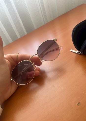 Şeffaf Bej Retro Kadın Gözlüğü - Görsel 2