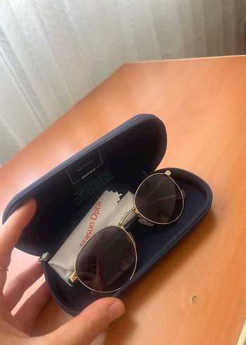 Şeffaf Bej Retro Kadın Gözlüğü - Görsel 3