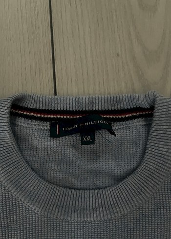 Mavi Uzun Kollu Triko Sweatshirt - Görsel 2