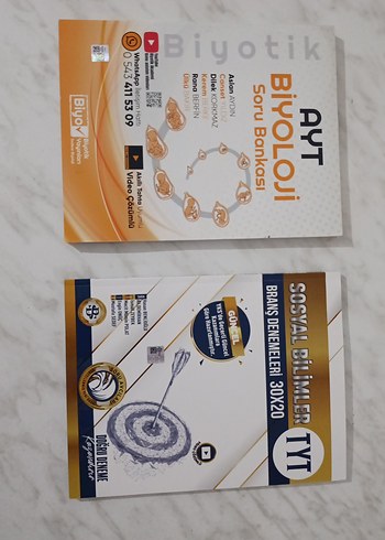 AYT Biyoloji ve TYT Sosyal Bilimler Soru Bankası
